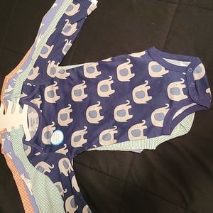 NWT Carter's Baby 4pc Long Sleeve Bodysuit